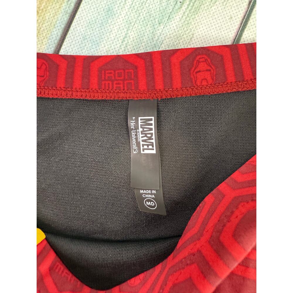 Marvel Her Universe Iron Man Bikini Medium High Waist Red Yellow Swimwear Swim - Picture 4 of 6